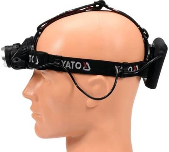 Налобный светодиодный фонарь YATO XM-L2 CREE 10Вт YT-08591