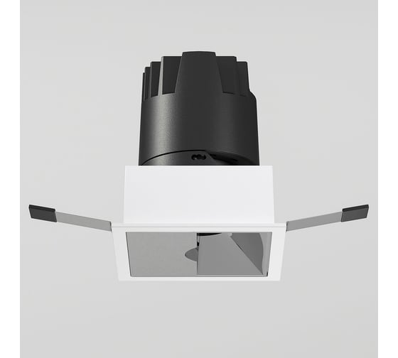 Потолочный светодиодный светильник Elektrostandard 10w 4000k 25091/led белый/хром a064614