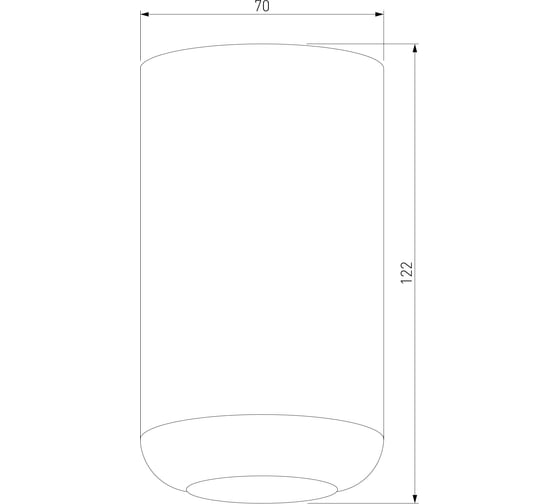 Накладной светодиодный светильник Elektrostandard onde 10w 4000k 25044/led белый a064195