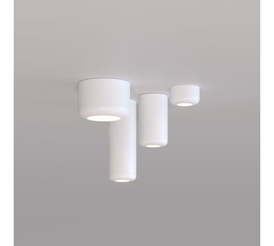 Накладной светодиодный светильник Elektrostandard onde 10w 4000k 25044/led белый a064195