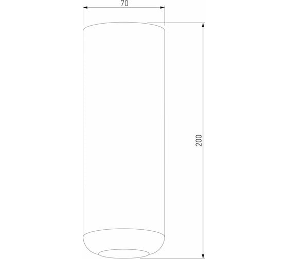 Накладной светодиодный светильник Elektrostandard onde 10w 4000k 25045/led чёрный a064196