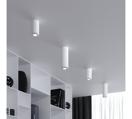 Накладной светодиодный светильник Elektrostandard onde 10w 4000k 25045/led белый a064197