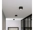 Накладной светодиодный светильник Elektrostandard onde 15w 4000k 25046/led чёрный a064198 4