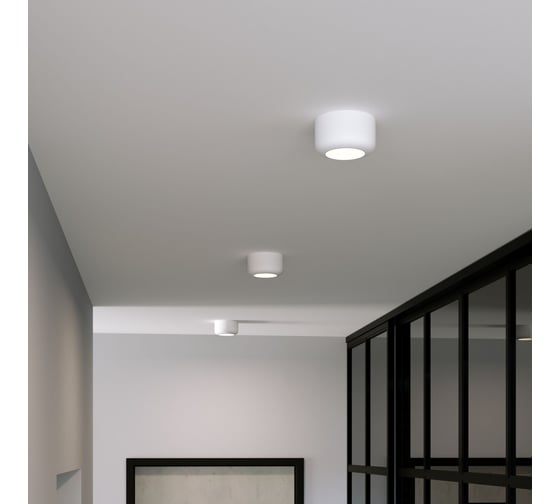 Накладной светодиодный светильник Elektrostandard onde 15w 4000k 25046/led белый a064199