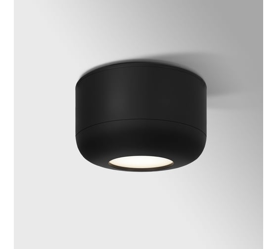 Встраиваемый светодиодный светильник Elektrostandard onde 7w 4000k 25088/led чёрный a064200 1