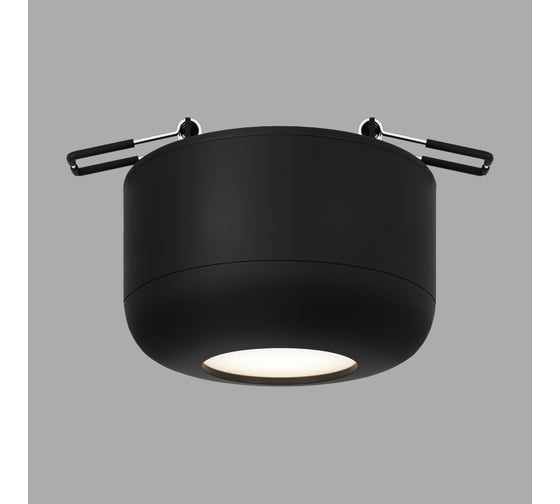 Встраиваемый светодиодный светильник Elektrostandard onde 7w 4000k 25088/led чёрный a064200