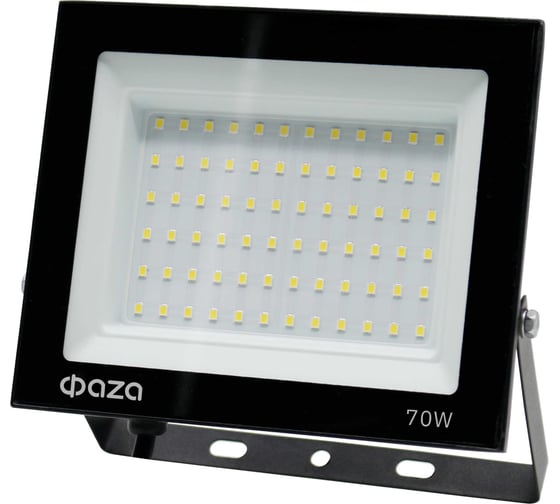 Светодиодный прожектор ФАZА СДО-20 70Вт 6500К IP65 230В BL ДО прозр. закален. стекло 5047327