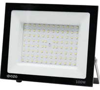 Светодиодный прожектор ФАZА СДО-20 100Вт 6500К IP65 230В BL ДО прозр. закален. стекло 5047341