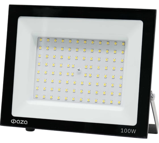Светодиодный прожектор ФАZА СДО-20 100Вт 6500К IP65 230В BL ДО прозр. закален. стекло 5047341