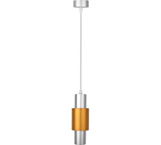 Подвесной светильник ESCADA 20037SMP/01 LED 7+3+3W 4000K серебро/золото 20037SMP/01LED SSL/SGD 1