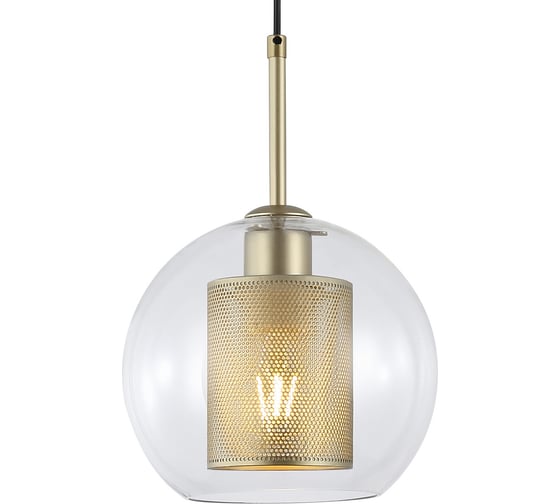 Подвесной светильник ESCADA 387/1S E27*60W Satin gold 387/1S Gold