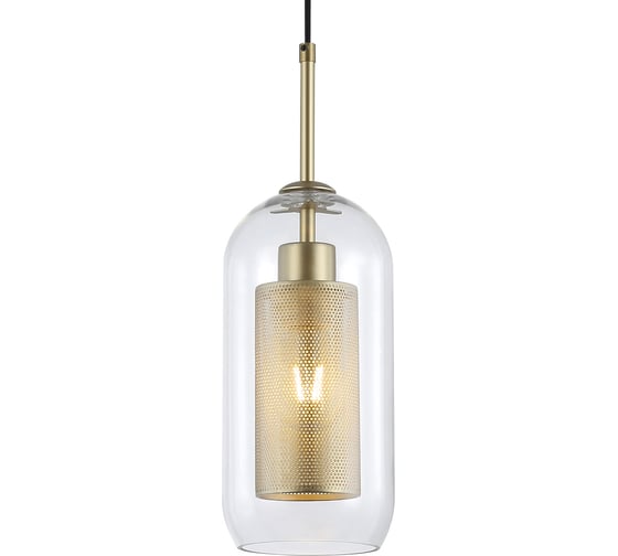 Подвесной светильник ESCADA 381/1S E27*60W Satin gold 381/1S Gold