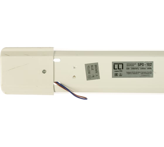 Светодиодный светильник LLT SPO-102 32Вт 230В 4000К 2400Лм 1200мм IP40 4690612010038