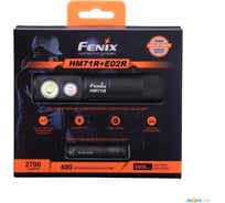Набор Fenix фонарь HM71R + E02R hm71re02r