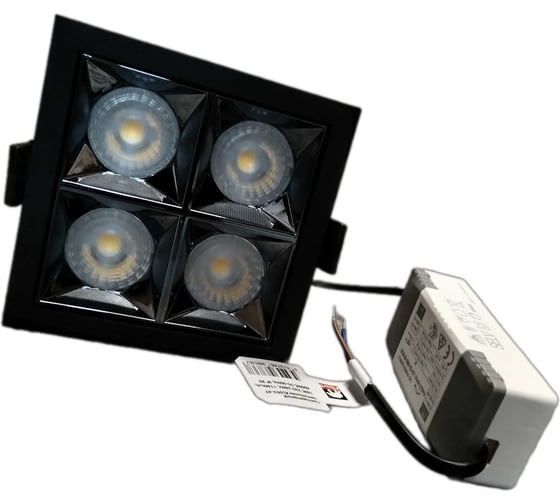Светодиодный светильник FIBERLI XL003-4T(W), встраиваемый 12130306