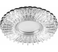 Встраиваемый потолочный светильник FERON со светодиод подсветкой, белый, хром, CD900 28843