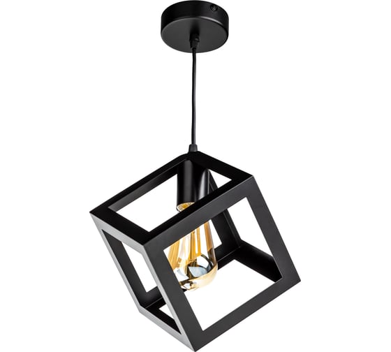 Подвесная люстра RITTER SOFFITTA, 226x260x1000мм, Е27x1, черный, 52626 1