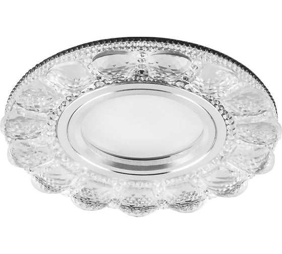 Встраиваемый потолочный светильник FERON LED подсветкой CD912 MR16 G5.3 прозрачный 28919