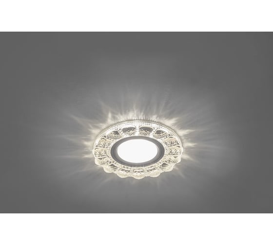 Встраиваемый потолочный светильник FERON LED подсветкой CD912 MR16 G5.3 прозрачный 28919