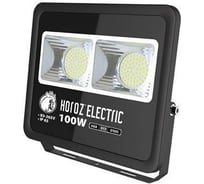 Светодиодный прожектор HOROZ ELECTRIC LION-100 068-013-0100 100W Черный 6400K 85-265V HRZ11100043