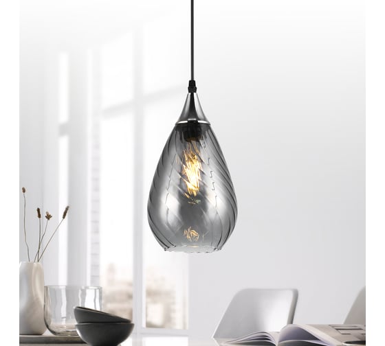 Подвесной потолочный светильник Rivoli (подвес) Lily 9122201 1 х Е27 40 Вт модерн Б0054873