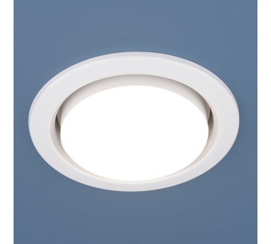 Встраиваемый светильник Elektrostandard 1035 GX53 WH белый комплект 10шт a043127