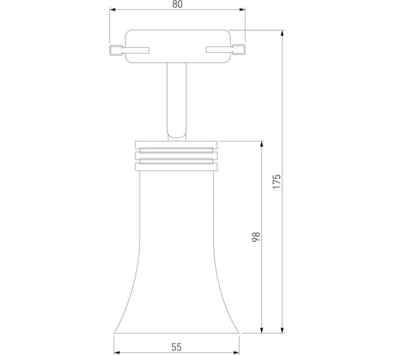 Потолочный светильник Elektrostandard MRL 1001 Vetro Черный GU10 a043142