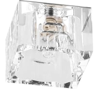 Встраиваемый потолочный светильник FERON JCD9 35W G9 с прозрач стеклом, хром, JD62 18861