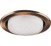 Встраиваемый светильник для натяжных потолков Feron DL53 GX53 античная медь, 28949