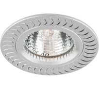 Встраиваемый потолочный светильник FERON MR16 G5.3 серебро, GS-M392 17927