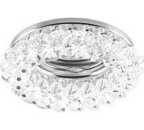 Встраиваемый потолочный светильник FERON MR16 G5.3 хром, без лампы, CD4141 19286