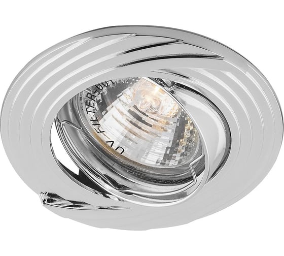 Встраиваемый потолочный светильник FERON MR16 G5.3 хром, поворот, DL6227 28966 1