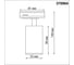 Трековый однофазный трехжильный светильник NOVOTECH GU10 50W PIPE 370964 5