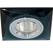 Потолочный встраиваемый светильник FERON DL8150-2 MR16 G5.3 серый 18641