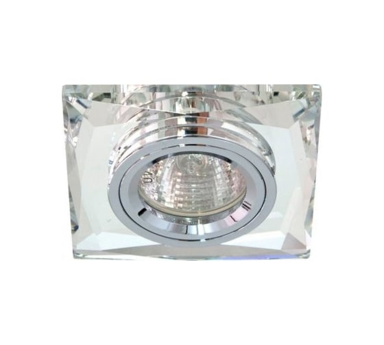 Потолочный светильник FERON MR16 G5.3 серебро + серебро, 8150-2 18637