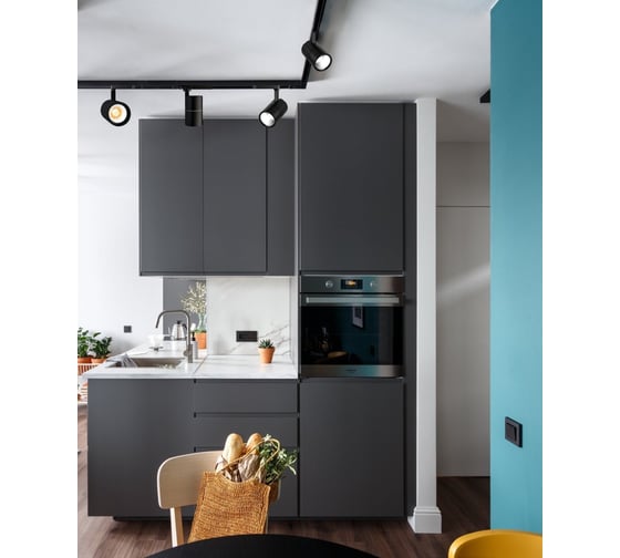 Трековый светодиодный светильник на шинопровод FERON 30W, 4000К, черный, AL103 32522