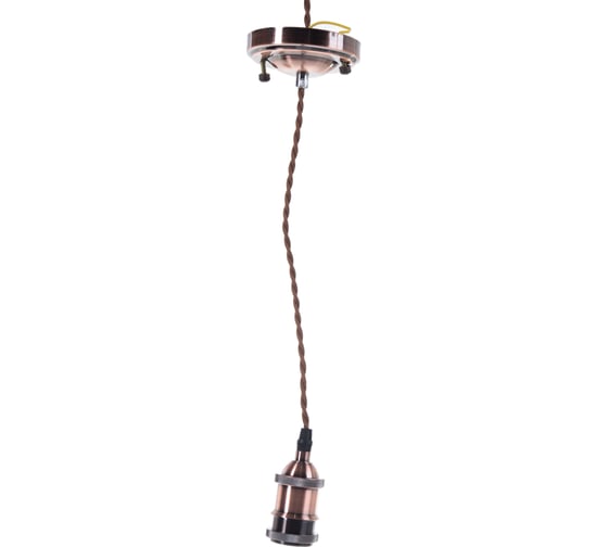 Декоративный патрон Uniel DLC-V-S22K/E27 TS/1,5M/BL BRONZE, UL-00002824