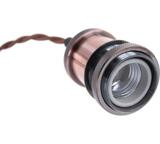 Декоративный патрон Uniel DLC-V-S22K/E27 TS/1,5M/BL BRONZE, UL-00002824