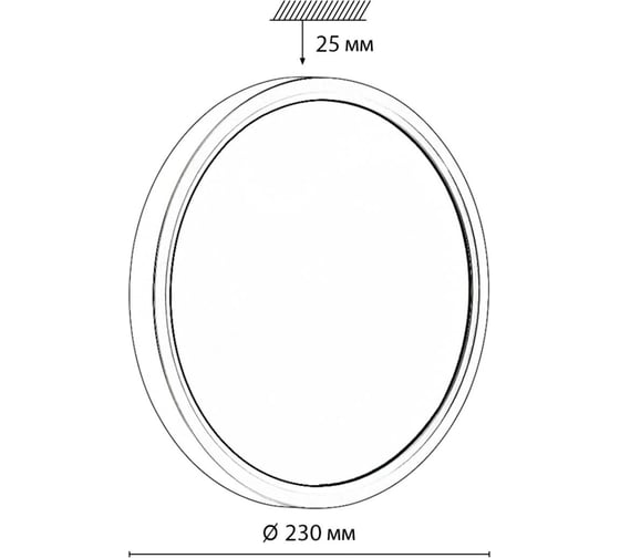 Настенно-потолочный светильник СОНЕКС LED 18W OMEGA WHITE 7661/18L