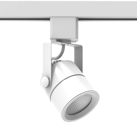 Трековый однофазный светильник Gauss led, 4000к, 400 лм, цвет белый, 60 цилиндр, 5вт, 55x76x145мм TR057