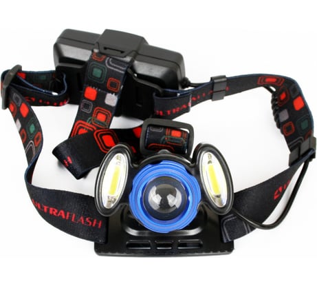 Аккумуляторный налобный фонарь Ultraflash E1334 4 Вт, синий /черный 13904