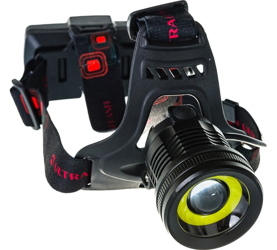 Аккумуляторный налобный фонарь Ultraflash E1335 4 Вт, черный, 2LED 13905