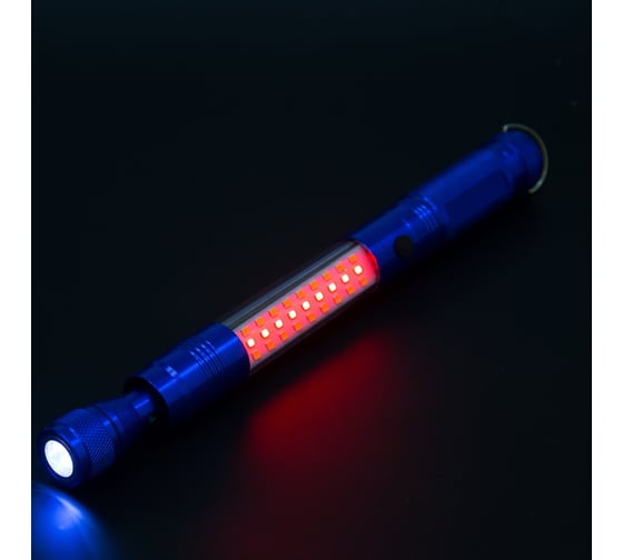 Телескопический фонарь с магнитом REXANT 75-0161