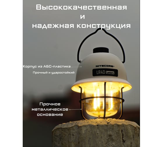 Кемпинговый фонарь Nitecore LR40-W 22570