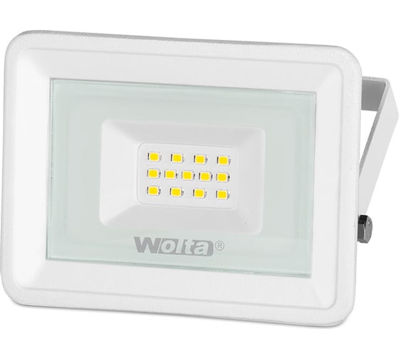 Светодиодный прожектор Wolta 5700K, 10 W SMD, IP 65, цвет белый, слим WFL-10W\/06W WFL-10W/06W 1