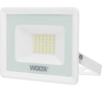 Светодиодный прожектор Wolta 5700K, 30 W SMD, IP 65, цвет белый, слим WFL-30W\/06W WFL-30W/06W 15926135