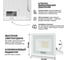 Светодиодный прожектор Wolta 5700K, 30 W SMD, IP 65, цвет белый, слим WFL-30W\/06W WFL-30W/06W 4