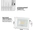 Светодиодный прожектор Wolta 5700K, 20 W SMD, IP 65, цвет белый, слим WFL-20W\/06W WFL-20W/06W 4