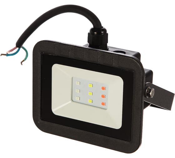 Светодиодный прожектор Volpe ULF-Q511 10W/RGB IP65 220-240В BLACK. UL-00002561