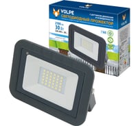 Светодиодный прожектор с датчиком движения Volpe ULF-Q512 30W/DW SENSOR IP65 BLACK UL-00003170